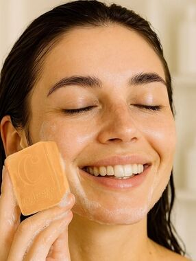 Facial Cleansing Morning Soap Bar Celesty Skincare Rejuvenate Cleanse New